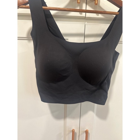 Skims Black  Bralette naked Scoop Neck Comfortable Everyday Support L-DD bra - Picture 3 of 5